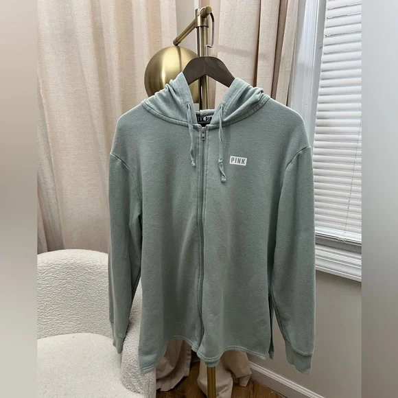 PINK Victoria Secret Zip up Sweater | Large - Picture 2 of 9
